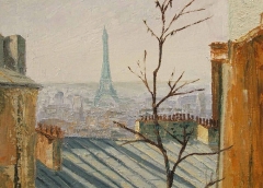 Da Montmartre, Olio su tela, 50 x 40 cm