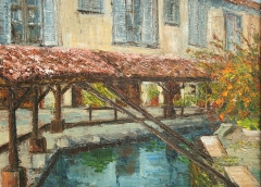 Vicolo dei lavandai, Olio su tela, 40 x 50 cm