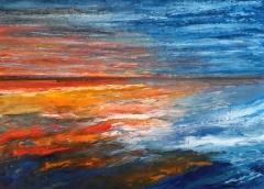 L'Infinito, Olio su tela, 70 x 50 cm