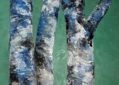 Foresta, Olio su tela, 50x70 cm - 2016