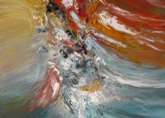 Allegoria degli Elementi, Olio su tela, 50x70 cm - 2017