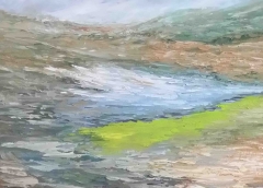 Armonia del silenzio, Olio su tela, 60 x 60 cm