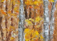 Betulle, Olio su tela, 20 x 20 cm