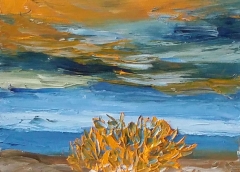Conero, Olio su tela, 20 x 20 cm