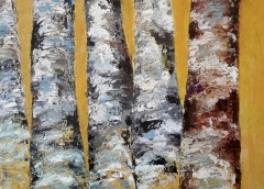 Betulle, Olio su tela, 50 x 70 cm