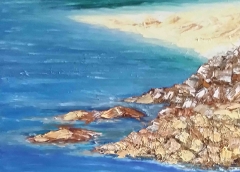 Flusso vitale, Olio su tela, 50 x 70 cm