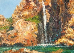Esplosione vitale, Olio su tela, 60 x 50 cm