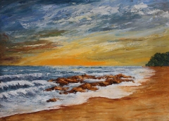 Pura Vida, Olio su tela, 50 x 70 cm