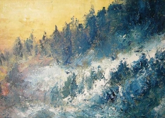 Foschia, Olio su tela, 35 x 50 cm