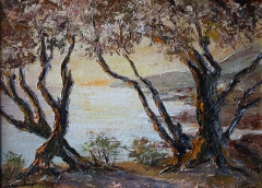 Luogo remoto, Olio su tela, 30 x 40 cm