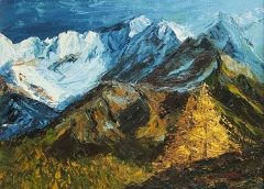 Orobie, Olio su tela, 40 x 50 cm