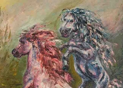 Afrodite ed Ares, Olio su tela, 70 x 60 cm