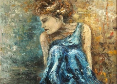 Futuro Donna, Olio su tela, 40 x 50 cm