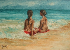 Haiti, Olio su tela, 50 x 70 cm