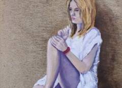 Il Braccialetto, Olio su tela, 50 x 40 cm
