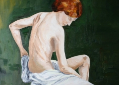 La Vestale, Olio su tela, 50 x 60 cm