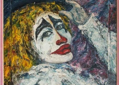 Malinconia di un sorriso, Olio su tela, 50 x 40 cm