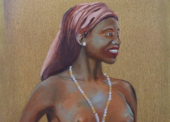 Africa, Olio su tela, 50 x 70 cm